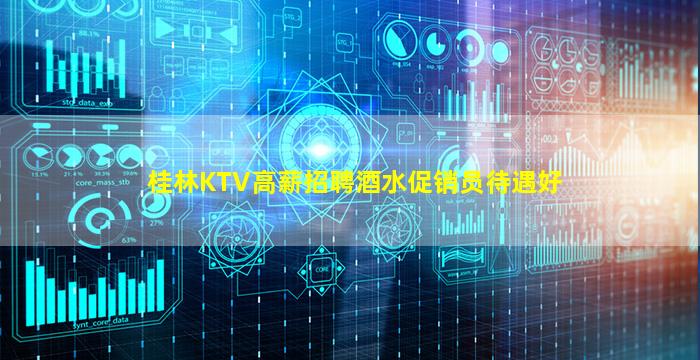 桂林KTV高薪招聘酒水促销员待遇好